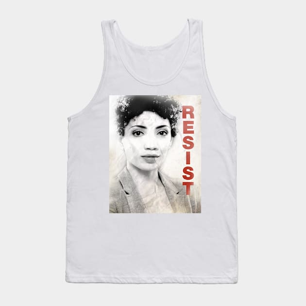 Astrid - RESIST Tank Top by MaxencePierrard